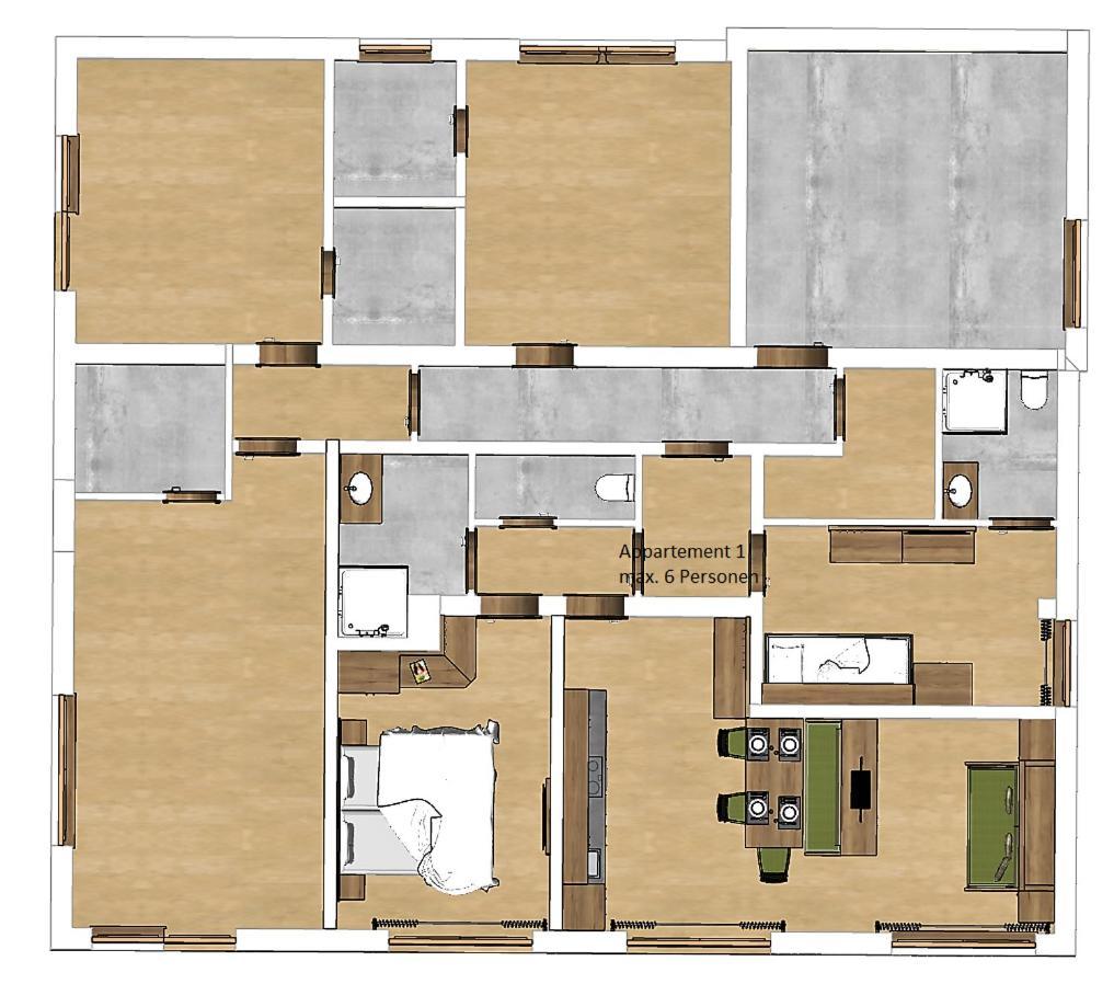 זאלבך הינטרגלם Appartements Alpin חדר תמונה